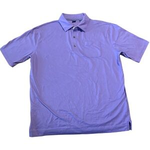 FootJoy 1857 Golf‎ Polo Shirt Men's Large Purple Short Sleeve Pocket